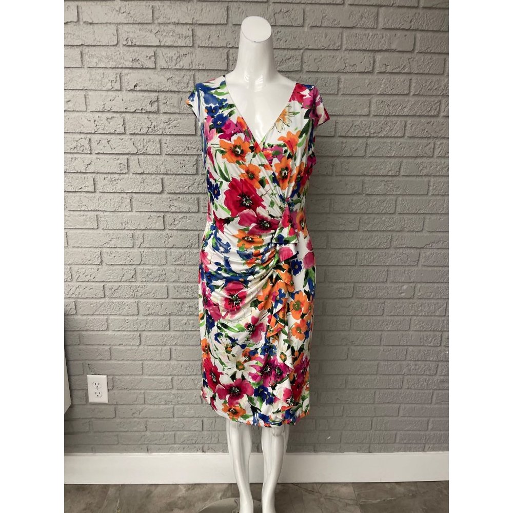 American Living Floral Print Midi Dress - Multicolor - Picture 3 of 10